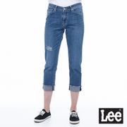Lee 401 中腰標準小直筒牛仔褲 女 Mainline 淺藍LL150006T08