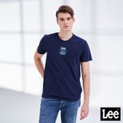 Lee短T 文字小Logo短袖圓領Tee恤 男款 藏藍色
