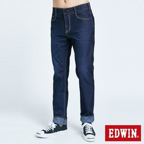 EDWIN EJ3超彈中直筒牛仔褲 原藍磨