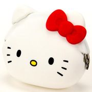 Hello Kitty 大頭 矽膠 零錢包 KT 凱蒂貓 日貨 正版授權 J00010162