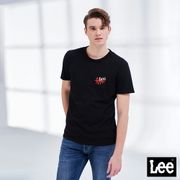 Lee 小Logo短袖圓領T恤 男款 黑 101+