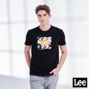 Lee Logo層疊短袖圓領T恤 男 黑 Mainline