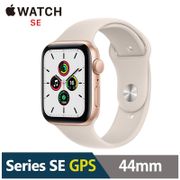 (新版) Apple Watch SE 44mm 鋁金屬錶殼配運動錶帶(GPS)