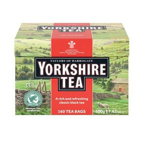 英國taylors泰勒茶 -約克夏紅茶 紅牌 茶包 yorkshire tea 500g(160入) (9.6折)
