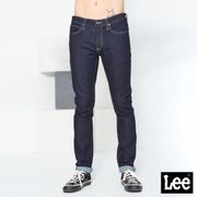 【Lee】709 低腰合身小直筒 男牛仔褲-深藍洗水