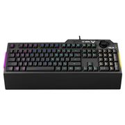 米特3C數位–ASUS 華碩 TUF GAMING K1 RGB 電競鍵盤/薄膜鍵盤/90MP01X0-BKTA00