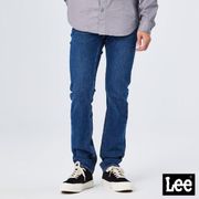 【Lee】709 低腰合身小直筒 男牛仔褲-中藍洗水