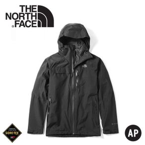 【The North Face 男 GORE-TEX單件式防水外套《黑》】49B6/衝鋒衣/防水外套/風雨衣/悠遊山水