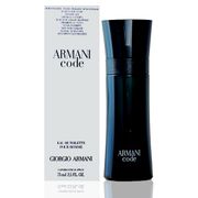 Giorgio Armani Code 黑色密碼男性淡香水 75ml Tester 包裝