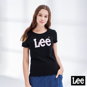 Lee Lee LOGO圓領短袖T恤 女款