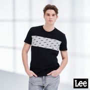 Lee 小Logo滿版撞色短袖圓領T恤 男 黑 Mainline