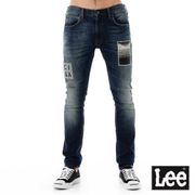 Lee 709 低腰合身小直筒牛仔褲 男 中藍 Mainline 1600141CX