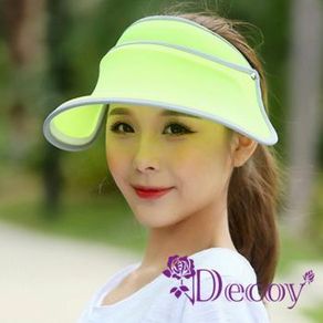 Decoy 機能透氣 防曬彈性掀蓋遮陽帽 螢光綠