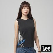 Lee 無袖冰棒印花背心-黑