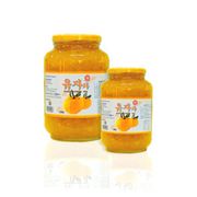 韓國進口天然蜂蜜柚子茶1kg/2kg 玻璃瓶裝