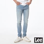 Lee 男款 706 褲頭刺繡低腰合身窄管牛仔褲 淺藍洗水 101+
