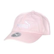 PUMA 基本系列棒球帽-純棉 帽子 防曬 遮陽 鴨舌帽 02241678 粉紅白