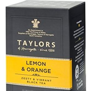 英國 TAYLORS 皇家泰勒茶包系列 - 檸檬香橘茶 Lemon & Orange Tea 20入/盒