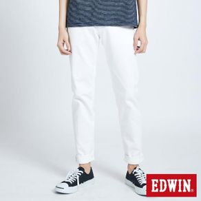 EDWIN 503 BASIC 基本純色 AB休閒褲-男款 黑色 TAPERED
