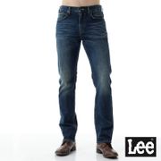 Lee 牛仔褲 743中腰舒適直筒牛仔褲-男款-深藍