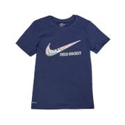 Nike T恤 Field Hockey Tee 女款 運動休閒 吸濕排汗 DRI-FIT 圓領 藍 彩 561423419FH05