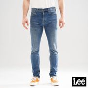 【Lee】705 中腰標準小直筒 男牛仔褲-淺藍洗水