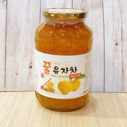 韓國 韓之味 蜂蜜柚子茶 1KG (白金蓋子) 沖泡飲 果醬 沖泡茶《釜山小姐》