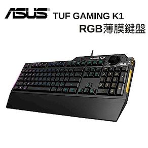 ASUS 華碩 TUF GAMING K1 RGB薄膜鍵盤