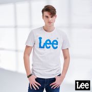 Lee 男款 大Logo短袖圓領T恤 白