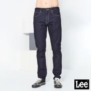 【Lee】705 中腰標準小直筒 男牛仔褲-深藍洗水