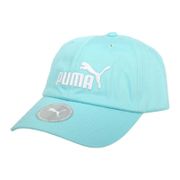 PUMA 基本系列棒球帽-純棉 帽子 防曬 遮陽 鴨舌帽 02241638 粉藍白